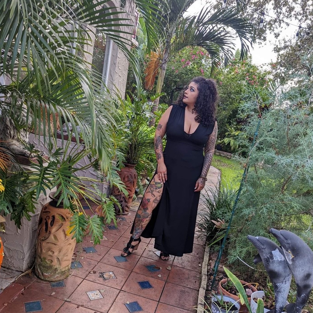 Black Maxi Dress Sz L